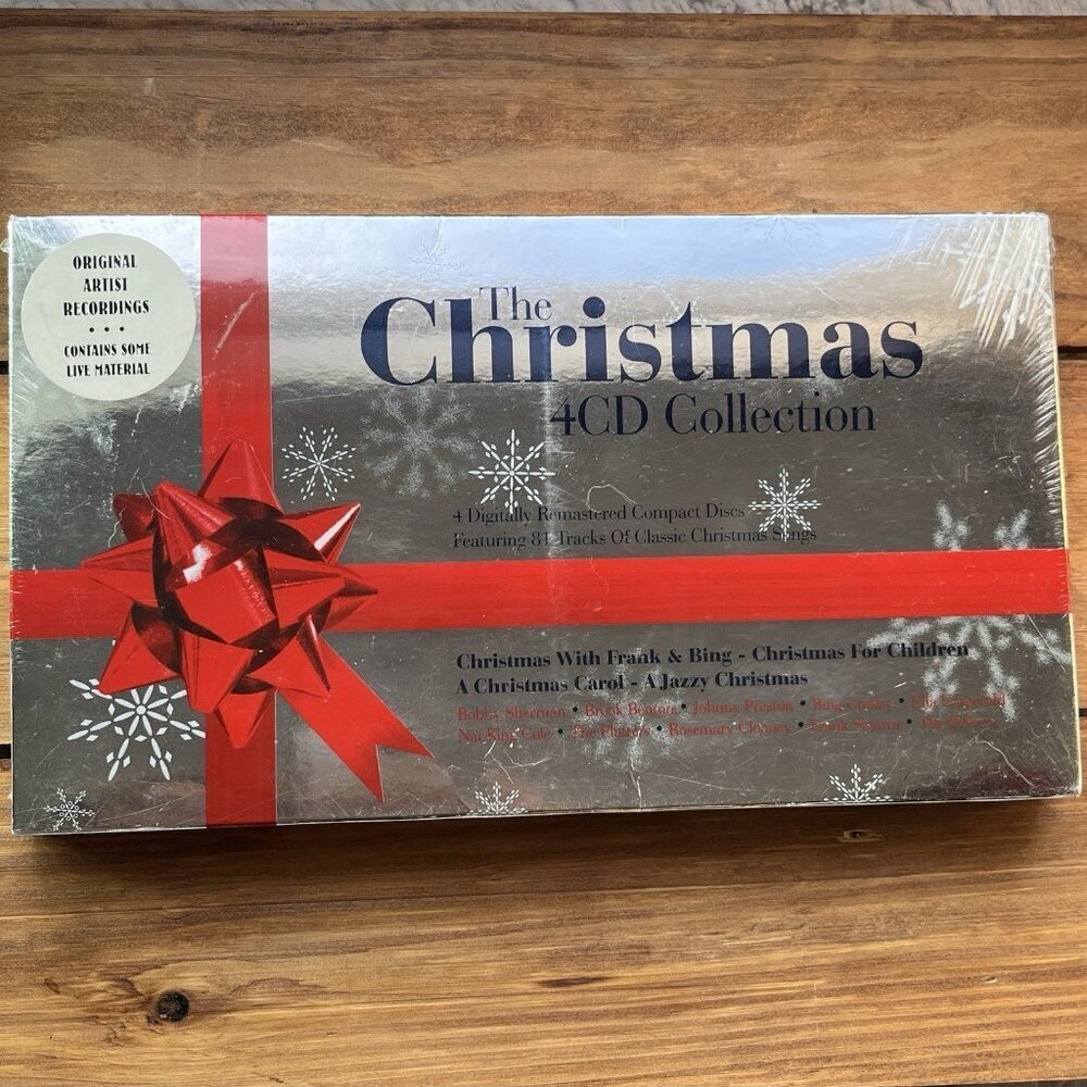 New 2006 The Christmas 4 CD Collection Remastered Frank Bing Nat Carols Choir